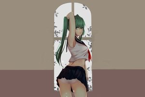 Обои на рабочий стол: anime, figure, girl, skirt