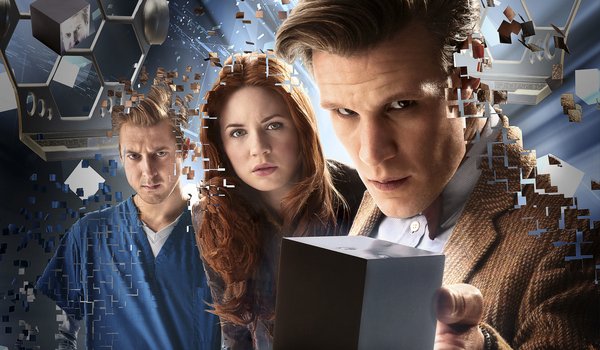 Обои на рабочий стол: Amy Pond, Arthur Darvill, bbc, cube, Doctor Who, Karen Gillan, Matt Smith, Rory Williams, The Eleventh Doctor, абстракт, актёр, актриса, Артур Дарвилл, взгляд, девушка, доктор кто, Карен Гиллан, куб, мужчина, Мэтт Смит, Одиннадцатый Доктор, распад, Рори Уильямс, Эми Понд, эффект