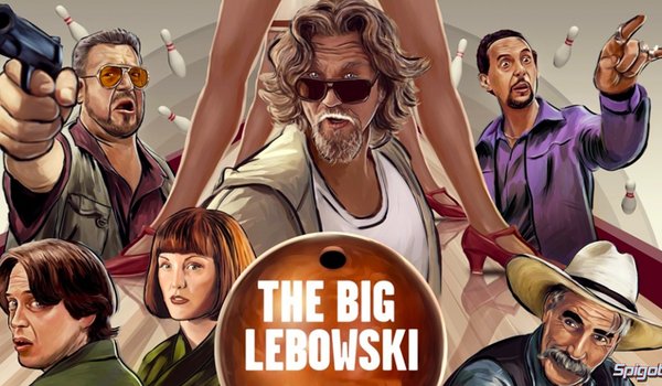 Обои на рабочий стол: anime, cartoon, illustration, The Big Lebowski