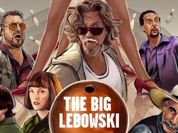 anime, cartoon, illustration, The Big Lebowski