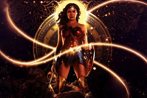 Обои на рабочий стол: power, unleashed, wonder woman