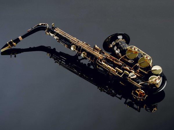 saxophone, детали, красивый, музыкальный инструмент, отражение, саксофон
