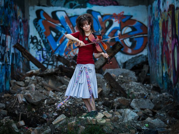 Lindsey Stirling, violin, девушка, Линдси Стирлинг, скрипачка, скрипка