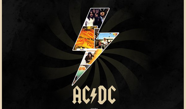 Обои на рабочий стол: 1973, AC/DC, rock, классика, обложки альбомов