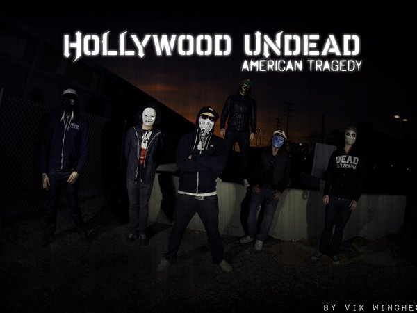 black, Hollywood, masks, Undead