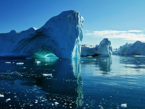 айсберг, вода, лед, ледник, море