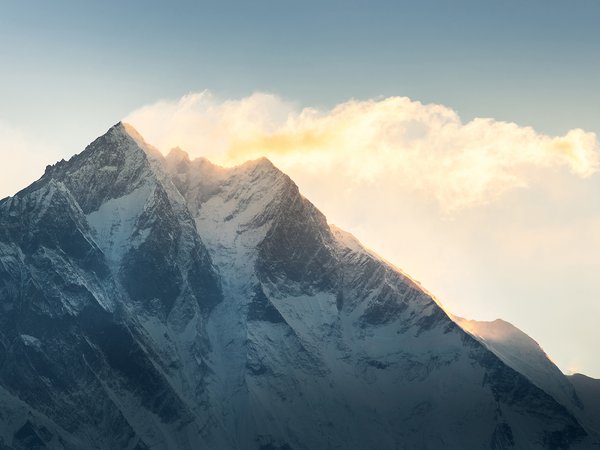 Lhotse, гора, непал, снег