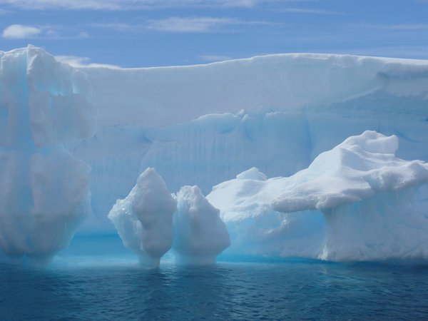 айсберг, вода, лед, обои