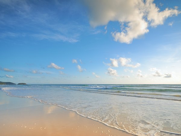 beach, blue, sand, sea, seascape, summer, wave, волны, лето, море, песок, пляж