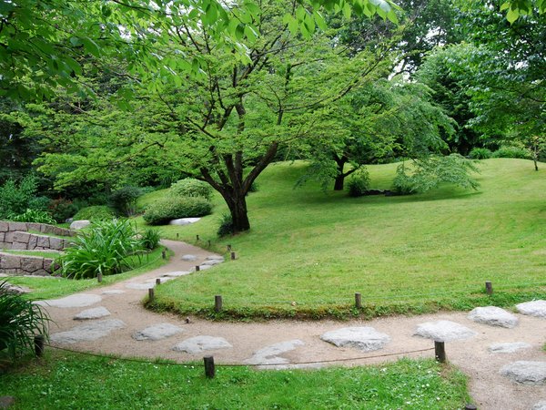 garden, green, nature, park, path, spring, trees, весна, газон, деревья, дорожка, парк, природа, сад