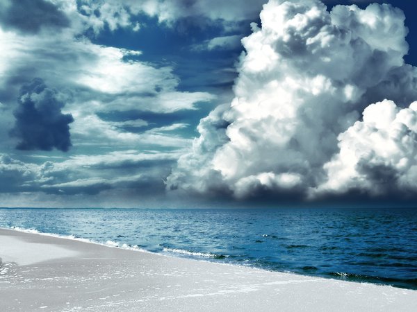 undefined, море, облако, пляж
