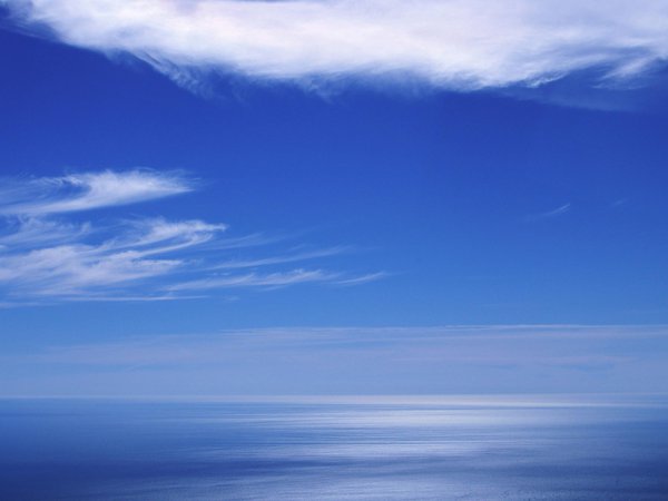 горизонт, море, небо