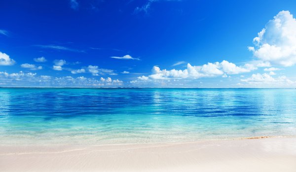 Обои на рабочий стол: идеал, море, песок, пляж, тропики