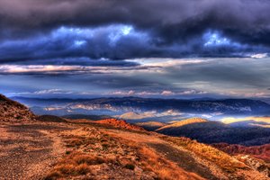 Обои на рабочий стол: hdr, горы