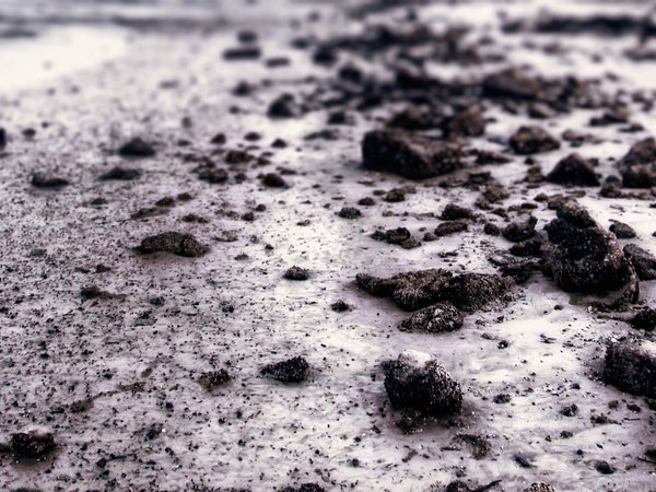 грязь, земля, чёрно-белое