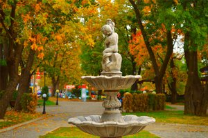 Обои на рабочий стол: autumn, fall, park, осень, парк