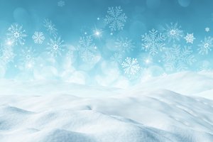 Обои на рабочий стол: background, blue, christmas, snowflakes, snowy, winter, снег, снежинки, фон