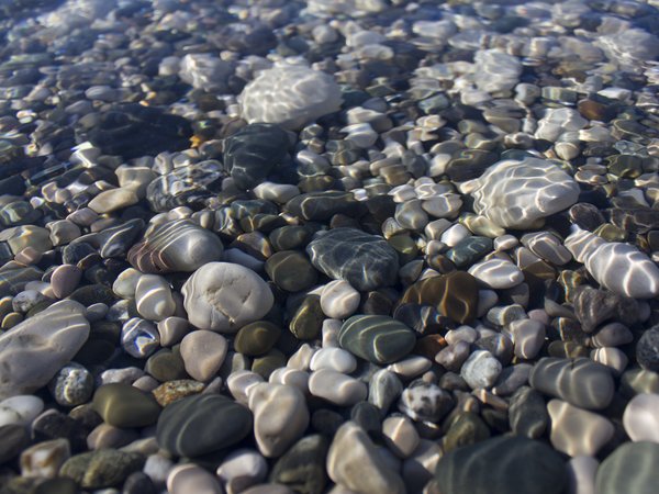 вода, галька, камни, прозрачность