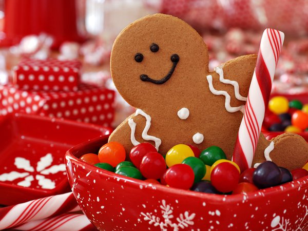 конфеты, новогоднее, новый год, печенье, печенька, праздник, рождество, сладости