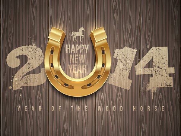 2014, 2014 год, happy new year, year of the wood horse, год дерева лошади, с новым годом