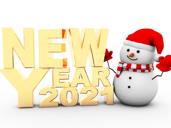 2021, happy, new year, snowman, новый год, снеговик