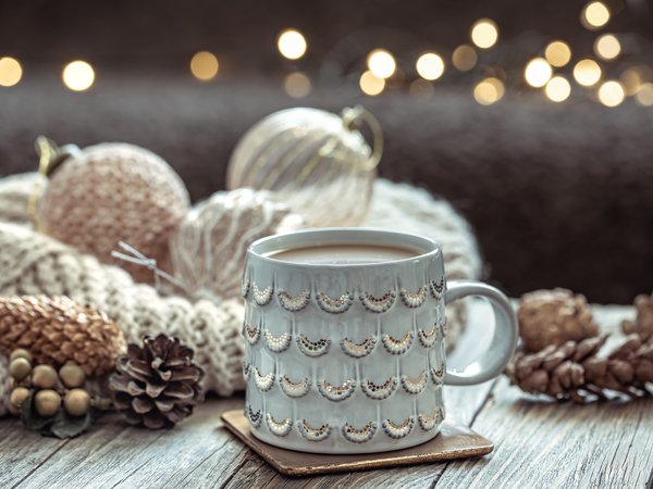 balls, christmas, cup, decoration, merry, mug, vintage, winter, кружка, новый год, рождество, украшения, шары