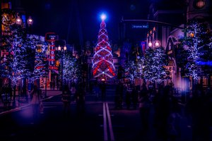 Обои на рабочий стол: christmas, new year, night, winter