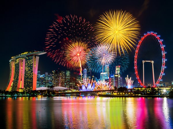 2022, city, colorful, fireworks, happy, new year, night, новый год, ночь, огни, салют, фейерверк