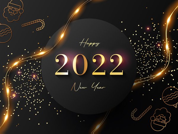 2022, новый год, рождество, фон, цифры