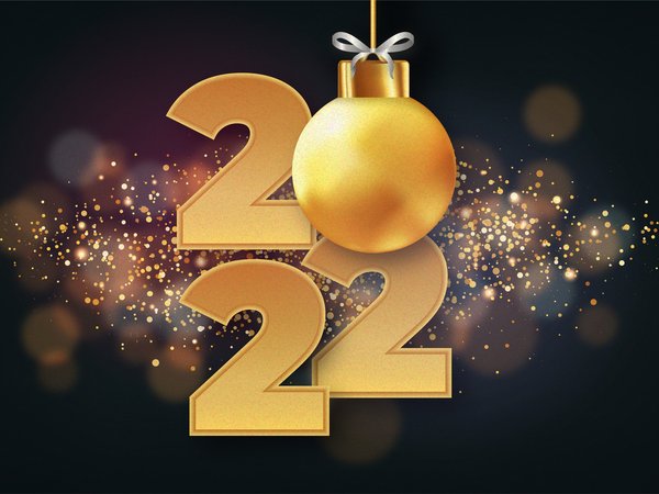 2022, новый год, рождество, фон, цифры, шар, шарик