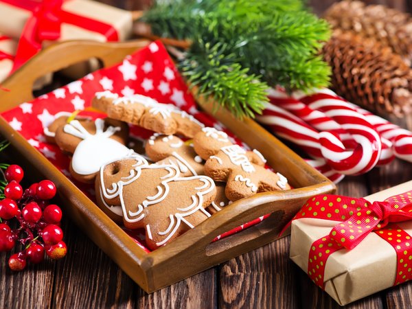 christmas, cookies, decoration, gift, gingerbread, happy, holiday celebration, merry christmas, new year, wood, Xmas, елка, игрушки, новый год, печенье, подарки, пряники, рождество, снег, украшения