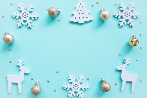 Обои на рабочий стол: blue, christmas, decoration, merry, new year, новый год, рождество, украшения, фон