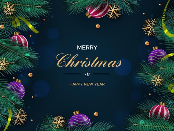 background, balls, christmas, decoration, happy, luxury, new year, sparkling, ветки ели, новый год, рождество, украшения, фон