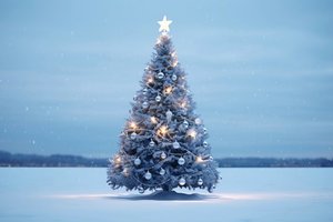Обои на рабочий стол: background, balls, bokeh, christmas, decoration, fir tree, happy, merry, new year, night, snow, tree, winter, елка, зима, новый год, рождество, снег, украшения, фон, шары