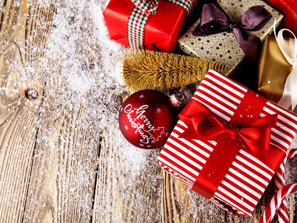christmas, decoration, gift box, merry, new year, wood, новый год, подарки, рождество, украшения