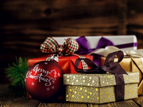 christmas, decoration, gift box, merry, new year, wood, Xmas, новый год, подарки, рождество, украшения