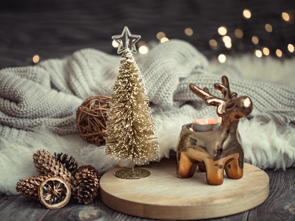 bokeh, christmas, cozy, decoration, new year, winter, винтаж, новый год, рождество, свитер, украшения