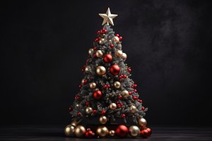 Обои на рабочий стол: christmas, decoration, happy, merry, new year, tree, елка, новый год, рождество, украшения, шары