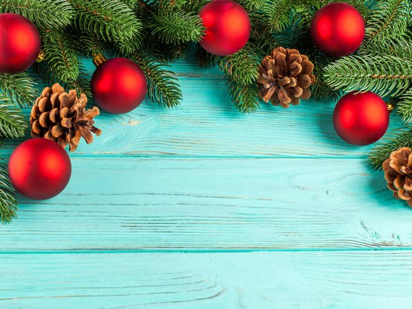 balls, christmas, decoration, fir tree, merry, new year, wood, Xmas, ветки ели, новый год, рождество, украшения, шары