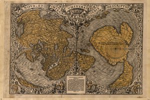 Обои на рабочий стол: карта, карта мира, старинная карта