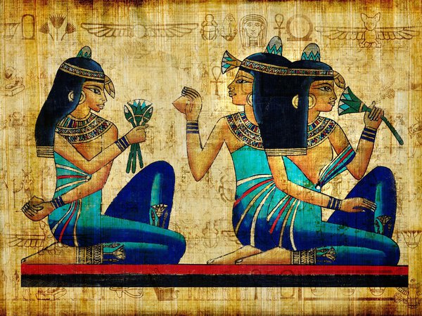 ancient, egypt, брюнетки, девушки, древность, египет, рисунок
