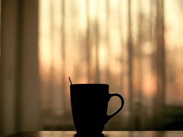 кофе, настроения, новое утро, чашка