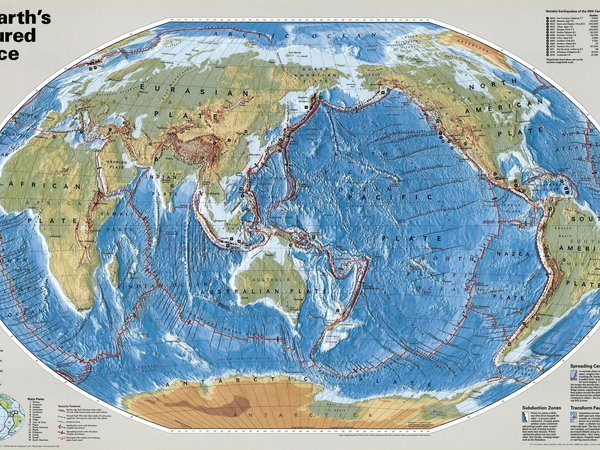 земной, карта, координаты, коры, материки, острова, планета, рельеф