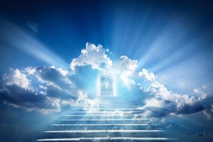 Обои на рабочий стол: christianity, Cloud, cloudscape, concept, design, divine, door, dream