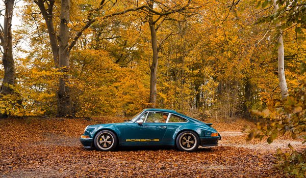 Обои на рабочий стол: 911, 964, autumn, car, porsche, Theon Design Porsche 911