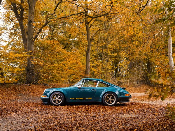 911, 964, autumn, car, porsche, Theon Design Porsche 911