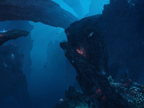 deep seas of pandora, глубина, морское дно
