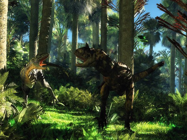 cretaceous age, disagreement, джунгли, динозавры, спор