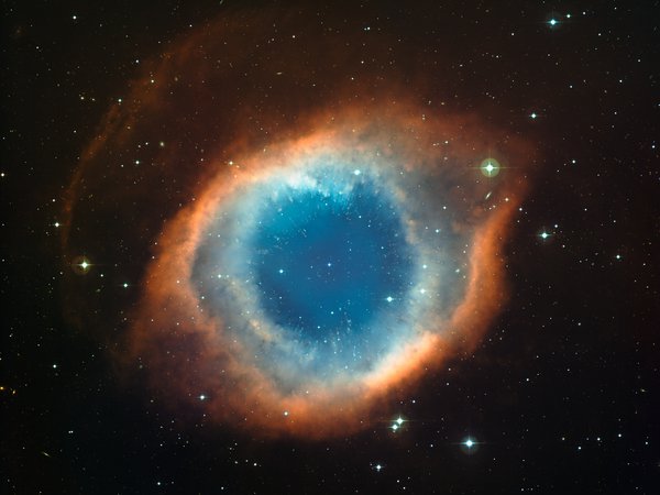 helix nebula, ngc 7293, спиральная, туманность, улитка
