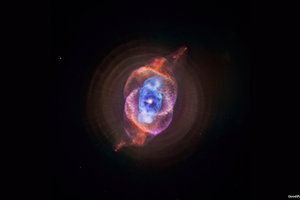 Обои на рабочий стол: cat's eye, nebula, ngc 6543, кошачий глаз, туманность